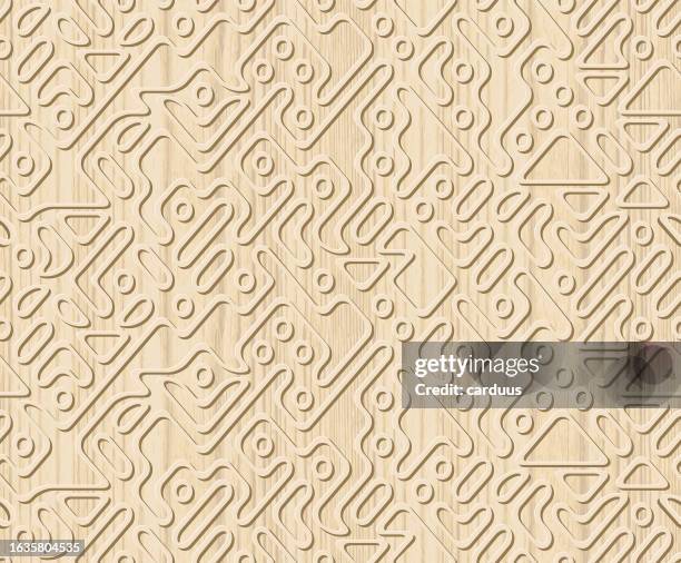 seamless wood textured abstract pattern - flooring samples stock illustrations