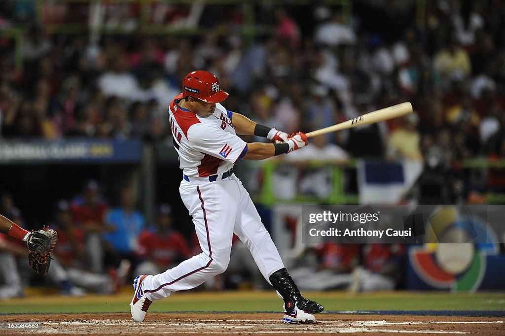 World Baseball Classic Pool C - Game 6, Dominican Republic v Puerto Rico