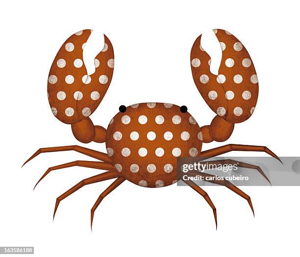 flamenco crab - crab stock illustrations