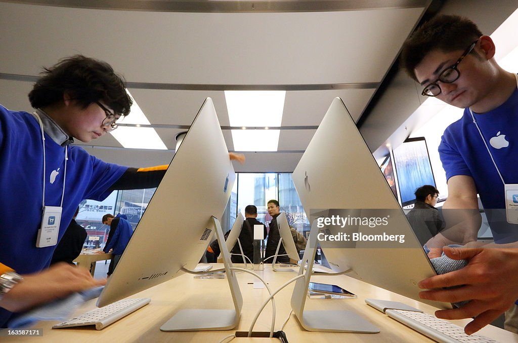 Inside Apple Inc's Wangfujing Store