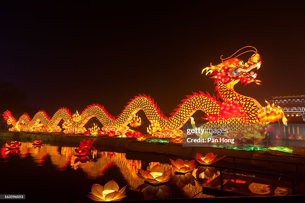Dragon Lantern for celebrating Spring Festival