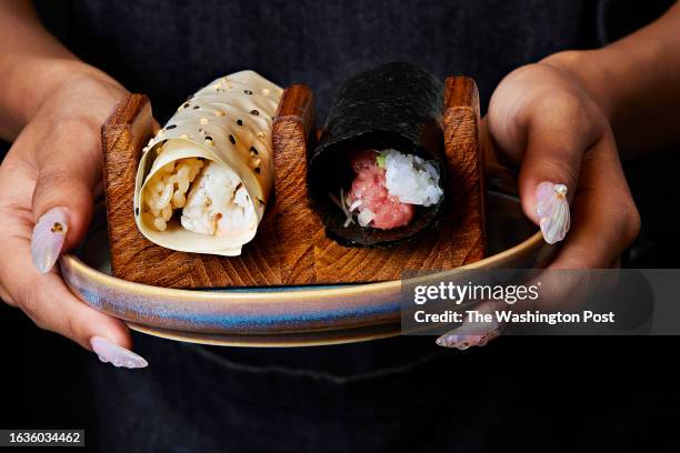 Cod Roe Hand Roll 648 Crab Roe Stock Photos, High-Res Pictures, and Images - Getty Images