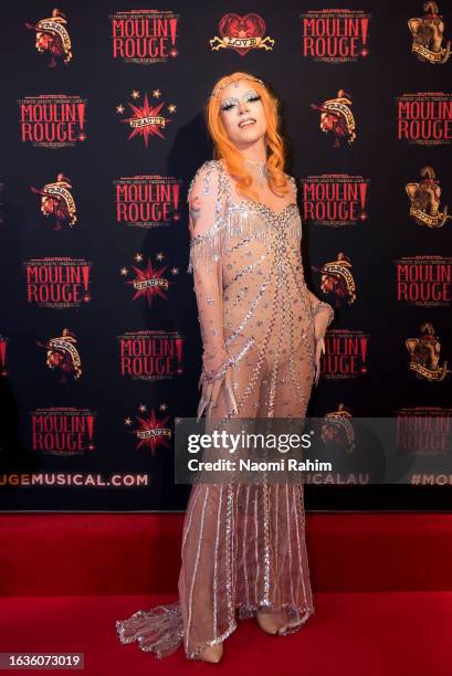 Daisy Chains attends the opening night of "Moulin Rouge! The Musical" at Regent Theatre on August 24, 2023 in Melbourne, Australia.