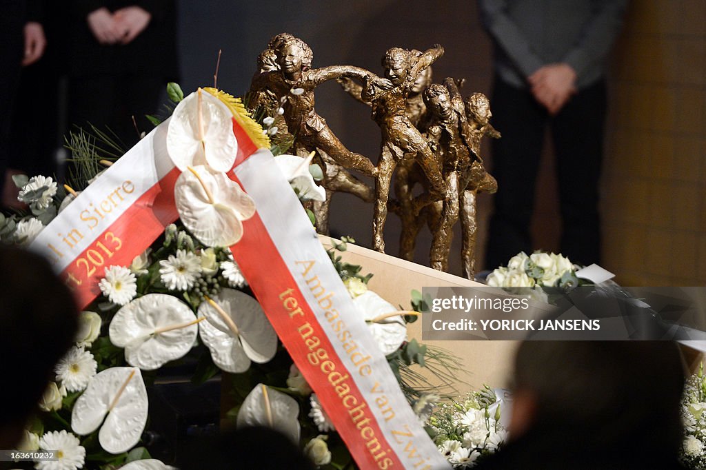 BELGIUM-SWITZERLAND-BUS-CEREMONY