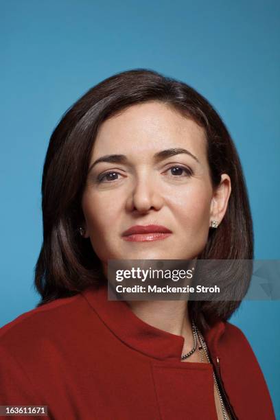 Facebook 's vice-president for global online sales and operations, Sheryl Sandberg is photographed for Fortune Magazine on August 21, 2009 in Palo...