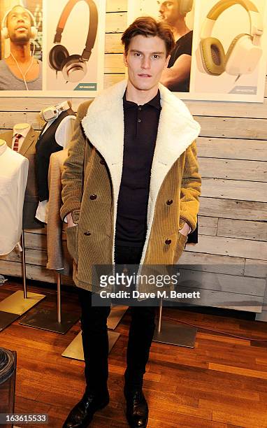 Oliver Cheshire attends the Panasonic Technics 'Shop To The Beat' Party hosted by George Lamb at French Connection, Oxford Circus, on March 13, 2013...