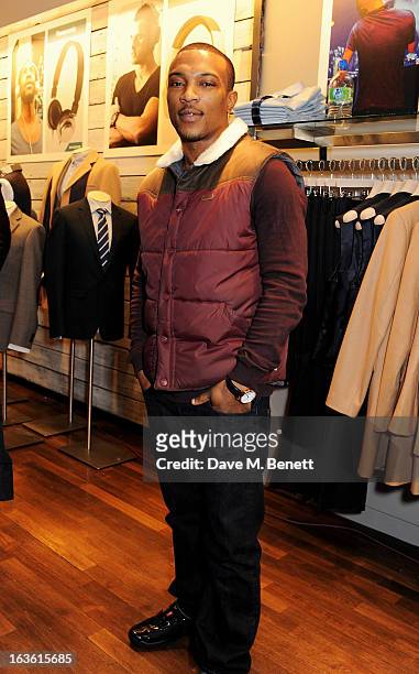 Ashley Walters attends the Panasonic Technics 'Shop To The Beat' Party hosted by George Lamb at French Connection, Oxford Circus, on March 13, 2013...