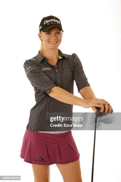 Player Nicole Smith poses for a portrait prior to the start of the RR Donnelley Founders Cup at the JW Marriott Desert Ridge Resort on March 13, 2013...