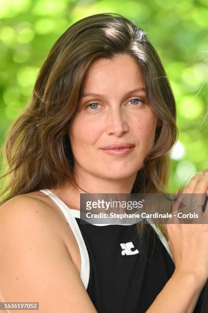 Laetitia Casta attends the 'Le Bonheur Est Pour Demain' Photocall during Day Three of the 16th Angouleme French-Speaking Film Festival on August 24,...