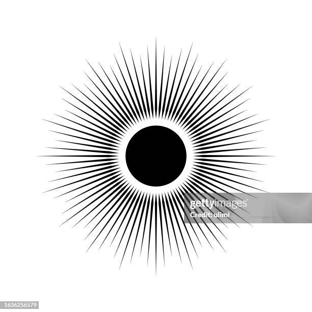 sun - half full stock illustrations