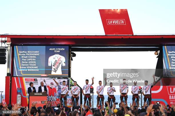 Andrea Vendrame of Italy, Geoffrey Bouchard of France, Paul Lapeira of France, Nicolas Prodhomme of France, Damien Touzé of France, Larry Warbasse of...