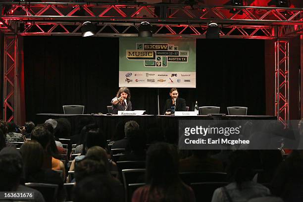 Chris Kantrowitz, Founder/CEO Gobbler and musician Jared Leto speak onstage at SXSW Interview: Jared Leto during the 2013 SXSW Music, Film +...