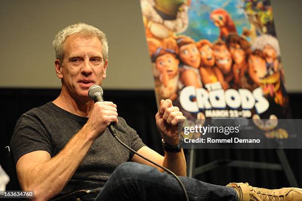 Chris Sanders, attend "The Croods" screening at The Film Society of Lincoln Center, Walter Reade Theatre on March 13, 2013 in New York City.