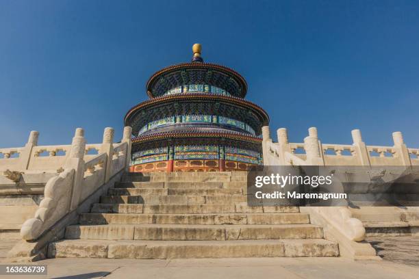 temple of heaven park - heaven stairs stock pictures, royalty-free photos & images