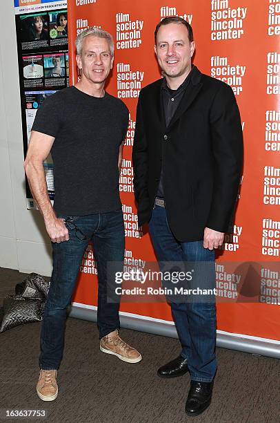 Chris Sanders and Kirk De Micco attend "The Croods" screening at The Film Society of Lincoln Center, Walter Reade Theatre on March 13, 2013 in New...