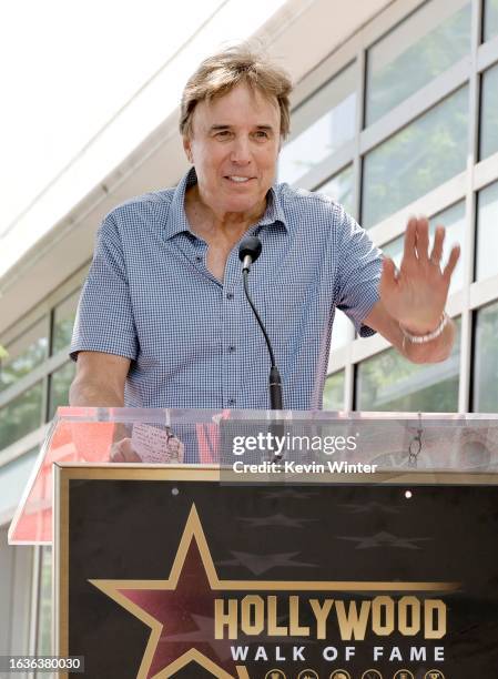 Kevin Nealon attends The Hollywood Walk of Fame Star Ceremony for Andy Kaufman, honored posthumously, on August 24, 2023 in Hollywood, California.