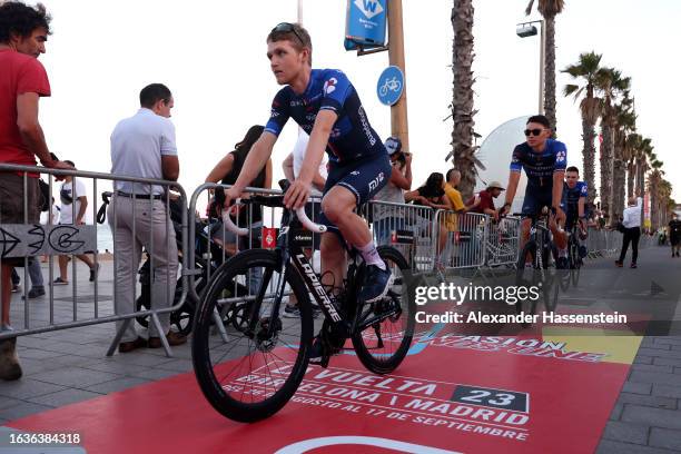 Michael Storer of Australia and Team Groupama-FDJ during the Team Presentation ahead of the 78th Tour of Spain 2023 / #UCIWT / on August 24, 2023 in...