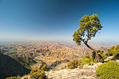 A large and wide mountain range in Ethiopia 