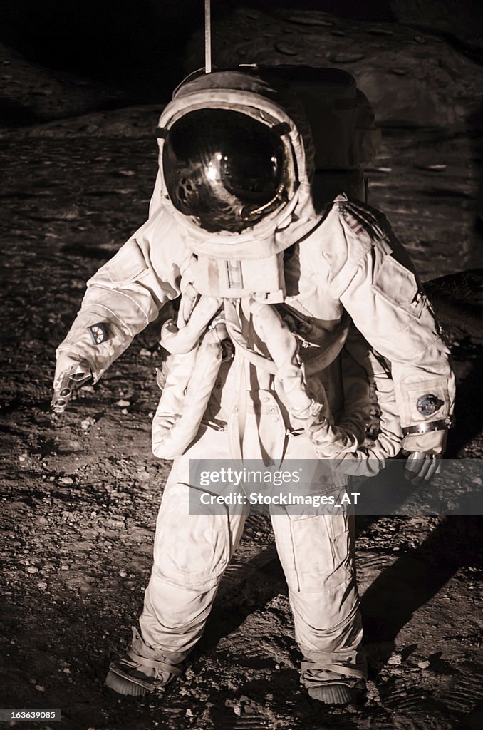 Szene Mond landen bei Apollo-Mission