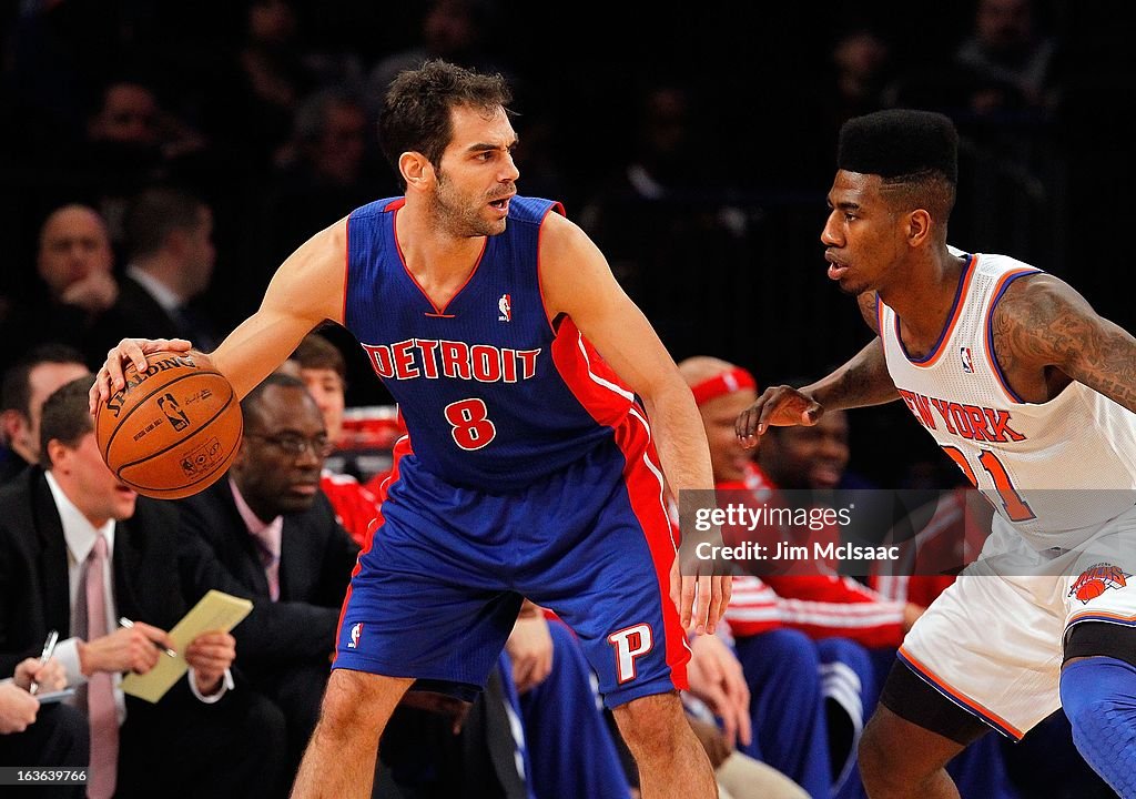 Detroit Pistons v New York Knicks