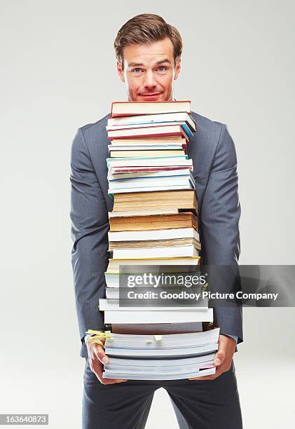 weighty educational issues! - book nerd stock pictures, royalty-free photos & images