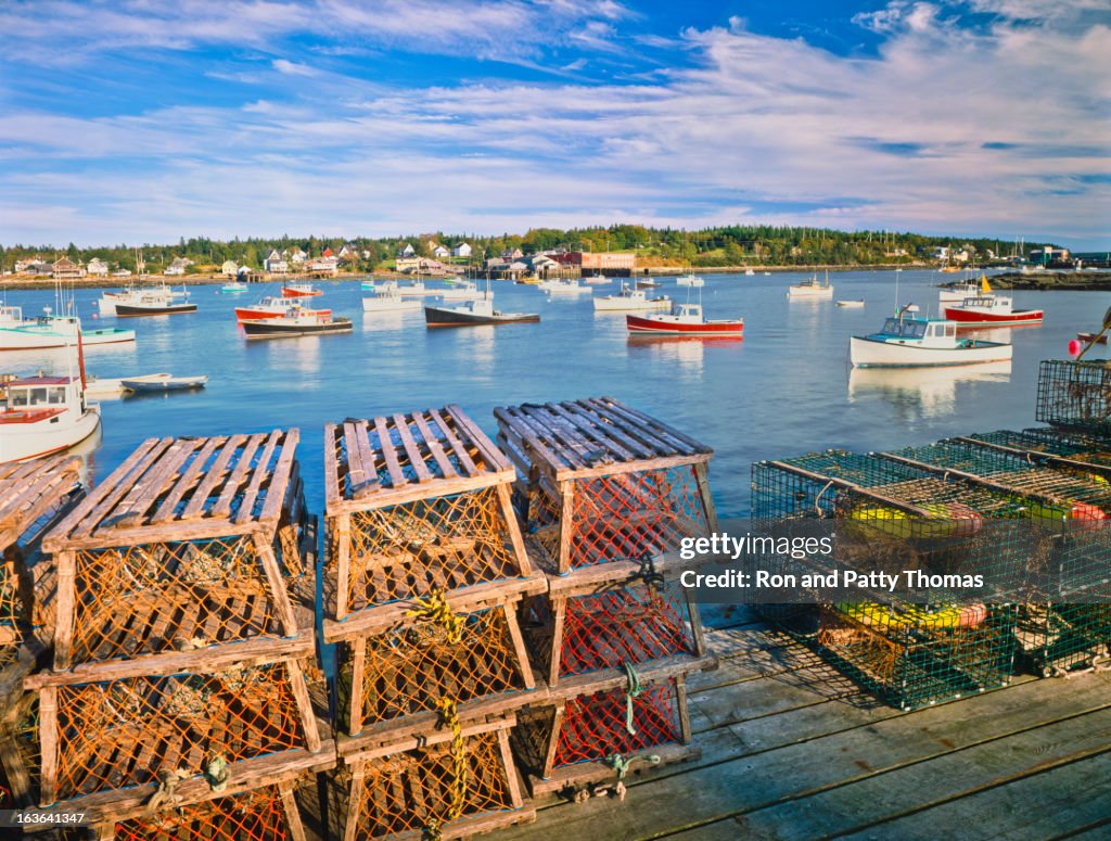 Maine Fishing Village