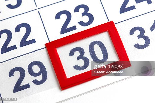 calendar - 30 34 years stock pictures, royalty-free photos & images
