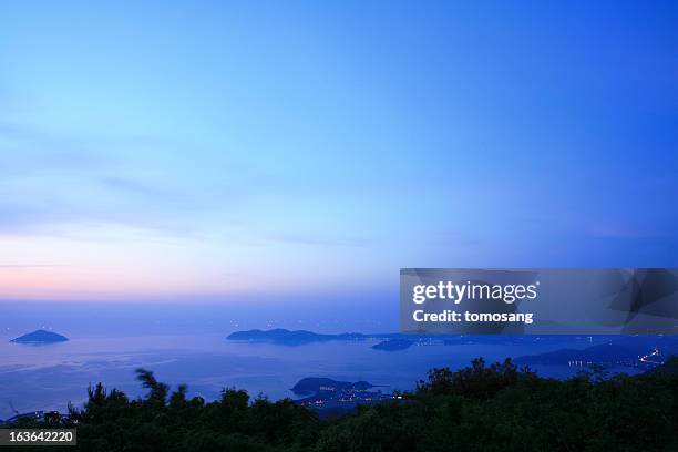 gokuraku observatory - fukuoka prefecture ストックフォトと画像