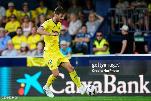 Matteo Gabbia centre-back of Villarreal and Italy during the LaLiga EA Sports match between Villarreal CF and FC Barcelona at Estadio de la Ceramica...