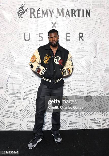Broderick Hunter attends Rémy Martin x Usher's "4 On The Floor" Skate Event at Playa Studios on August 23, 2023 in Culver City, California.