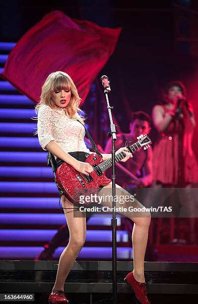 Seven-time GRAMMY winner Taylor Swift kicked off her highly anticipated The RED Tour last night with a sold-out show in Omaha, Nebraska. Taylor...