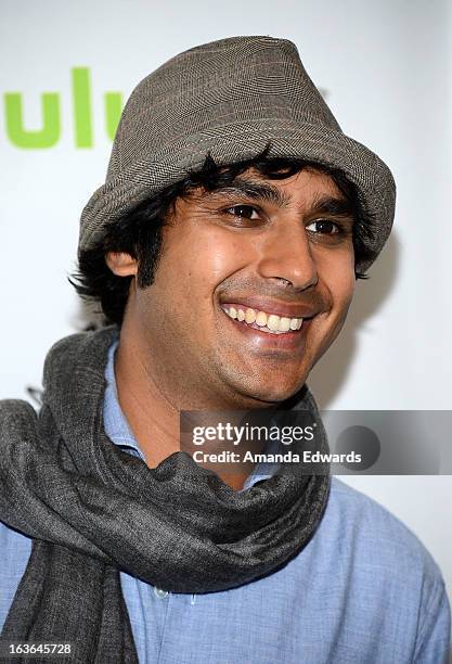 Actor Kunal Nayyar arrives at the 30th Annual PaleyFest: The William S. Paley Television Festival featuring "The Big Bang Theory" at the Saban...