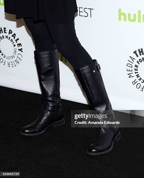 Actress Pauley Perrette arrives at the 30th Annual PaleyFest: The William S. Paley Television Festival featuring "The Big Bang Theory" at the Saban...