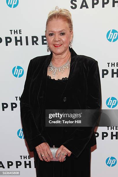 Laurel Robinson attends "The Sapphires" screening at The Paris Theatre on March 13, 2013 in New York City.