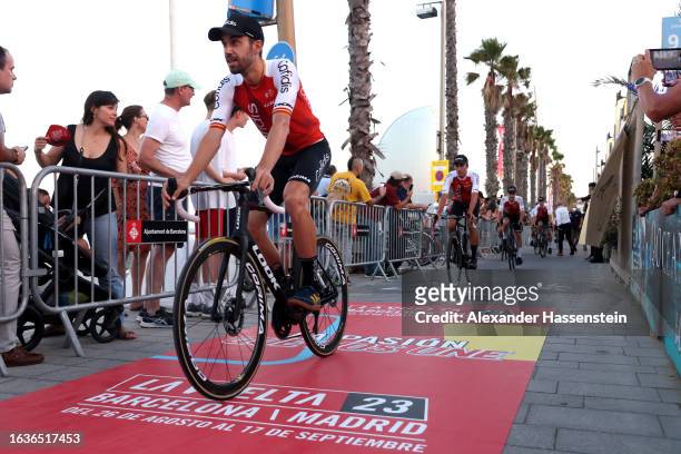 Jesús Herrada of Spain and Team Cofidis during the Team Presentation ahead of the 78th Tour of Spain 2023 / #UCIWT / on August 24, 2023 in Barcelona,...
