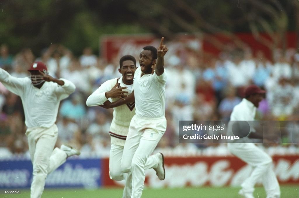 Courtney Walsh of the West Indies