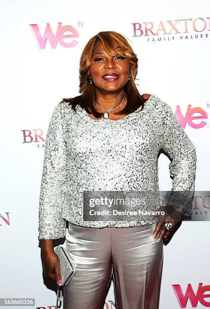 Evelyn Braxton attends the "Braxton Family Values" Season Three premiere party at STK Rooftop on March 13, 2013 in New York City.