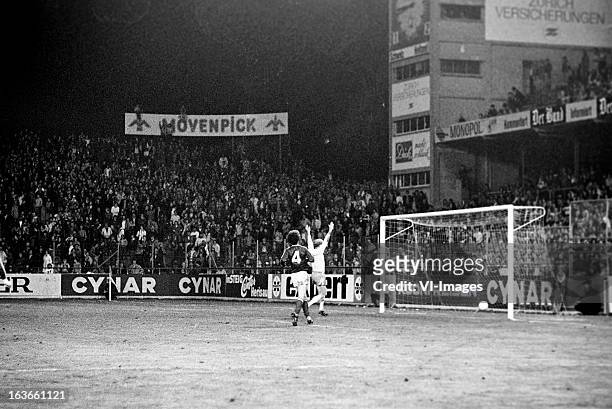 Ruud Geels of The Netherlands during the Euro Qualifier match between Switzerland and The Netherlands at the Wankdorf Stadium on october 11, 1978 in...