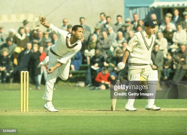 Sir Garfield Sobers of the West Indies in action during a match. \ Mandatory Credit: Allsport UK /Allsport