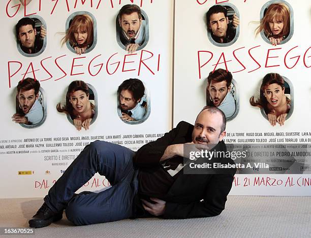 Actor Carlos Areces attends 'Los Amantes Pasajeros' photocall at Residence Ripetta on March 14, 2013 in Rome, Italy.