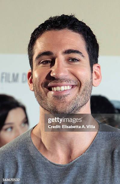 Actor Miguel Angel Silvestre attends 'Los Amantes Pasajeros' photocall at Residence Ripetta on March 14, 2013 in Rome, Italy.