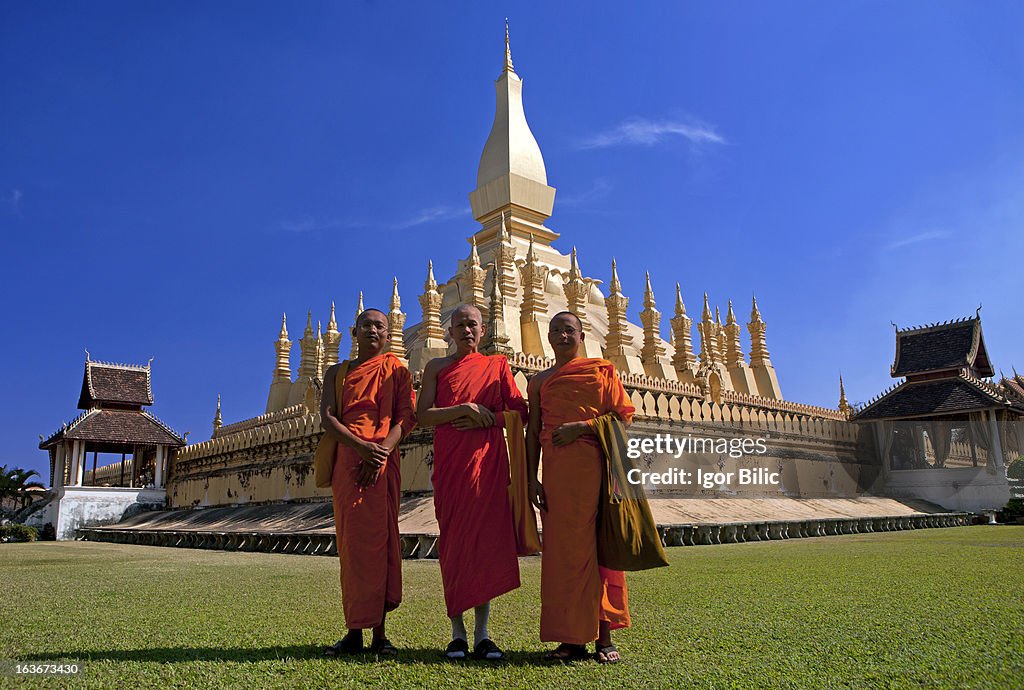 Wat Pha That Luang, The Golden Temple, Laos