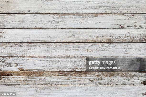 old white wooden board background texture. - white wood texture stock pictures, royalty-free photos & images