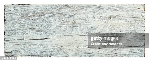 old piece of white weathered wood board. - driftwood stock pictures, royalty-free photos & images