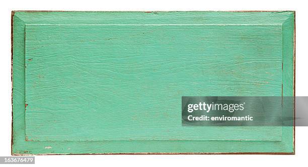 old turquoise wooden panel background. - blue wood stock pictures, royalty-free photos & images