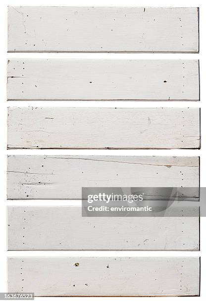 sechs alten verwitterten holz white boards. - treibholz stock-fotos und bilder