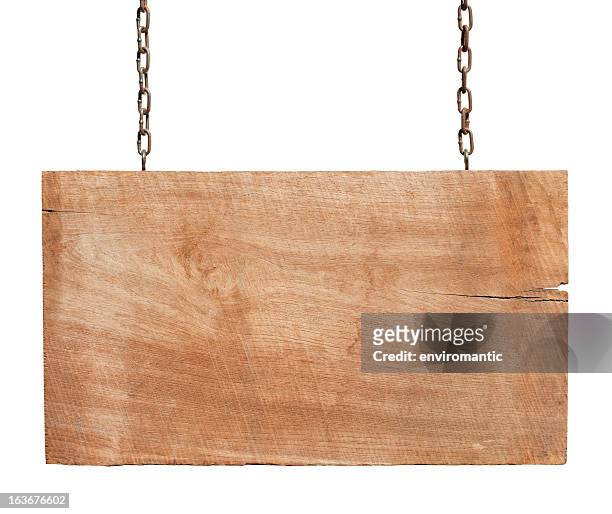old piece weathered wood signboard. - placard bildbanksfoton och bilder