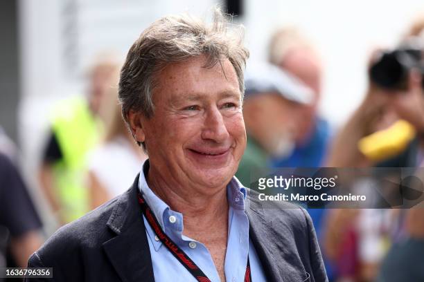 Former Ceo of Ferrari Louis Carey Camilleri in the paddock during previews ahead of the F1 Grand Prix of Italy.