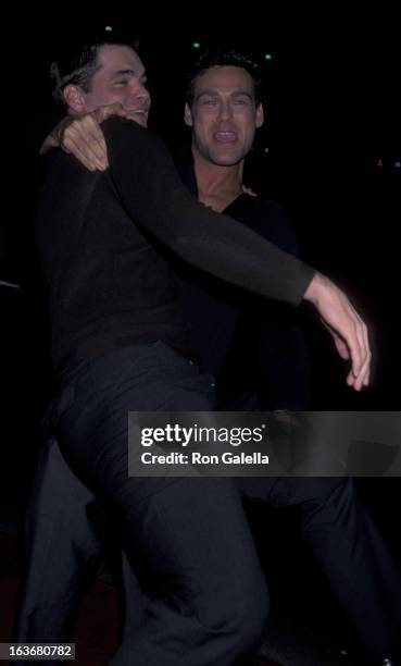 Actors Daniel Cosgrove and Grayson McCouch attend UPN All-Stary Winter Press Tour on January 5, 2001 at the Hearld Examiner Building in Los Angeles,...