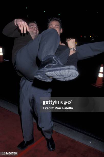 Actors Daniel Cosgrove and Grayson McCouch attend UPN All-Stary Winter Press Tour on January 5, 2001 at the Hearld Examiner Building in Los Angeles,...